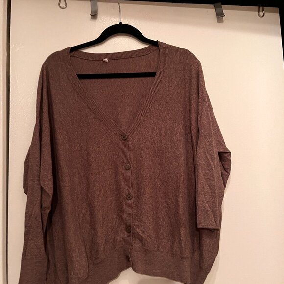 BCBG Generation Flowy Oversized Lightweight Cardigan Sweater - Picture 3 of 14